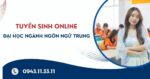 Tuyển sinh Đại học online ngành Ngôn ngữ Trung mới nhất