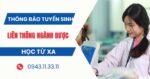 Thông báo tuyển sinh Liên thông ngành Dược