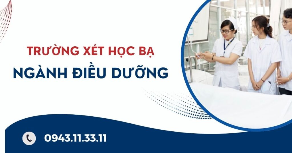 Trường xét học bạ ngành Điều dưỡng
