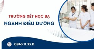 Trường xét học bạ ngành Điều dưỡng