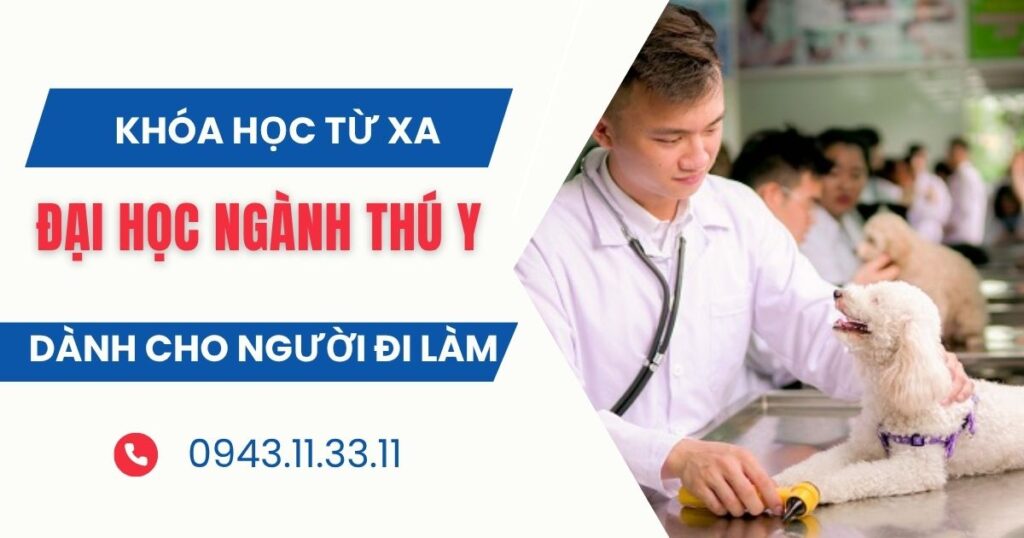 Tuyển sinh Đại học ngành Thú Y Từ xa dành cho người bận rộn