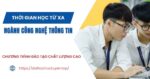 Thời gian học ngành Công nghệ thông tin Từ xa dành cho người đi làm